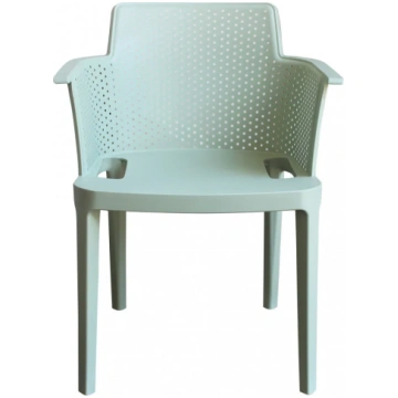 STACKABLE POLYPROPYLENE ARMCHAIR WITH ARMREST ZIK 