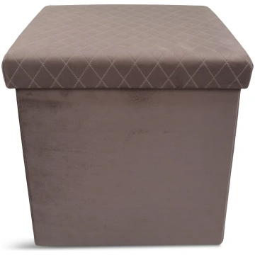 Pufs Domoletti Mateo 38, rozā krās., 38 cm x 38 cm