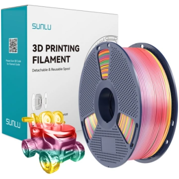 Sunlu PLA+ Silk Filament (Rainbow 01) PLA+ SILK R 
