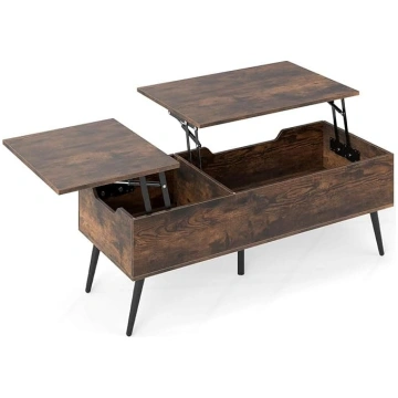 LIFEZEAL Height-adjustable coffee table, extendabl