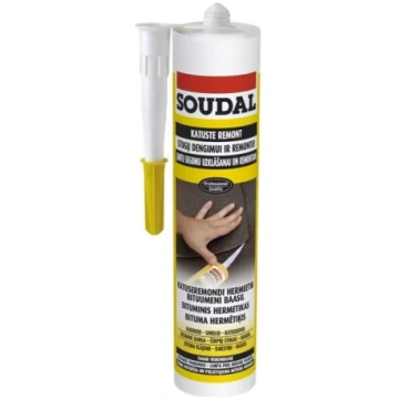 Soudal ROOF MASTIC 280ml Hermētiķis jumtiem