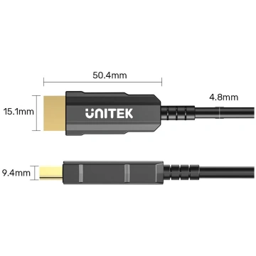 UNITEK C11072BK-20M Optic Cable HDMI 2.0 | C11072B