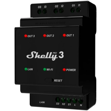 Shelly Pro 3 - przekaźnik, (M0000073) | M0000073 |