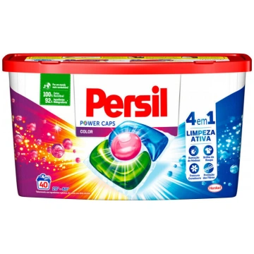 Veļas mazgāšanas kapsulas PERSIL Power Color 4 in 