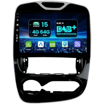 Eingebaut DAB+ 4G+64G Autoradio Android 15 Für Ren