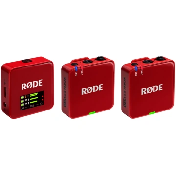 RØDE Wireless GO III sarkans - bezvadu mikrofonu s