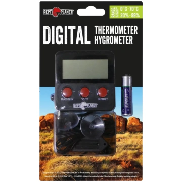 Higrometrs/termometrs terārijam – ReptiPlanet LCD 