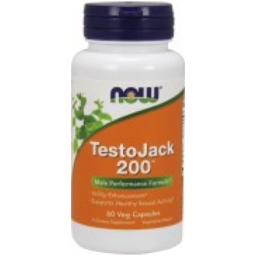 TestoJack 200 - 60 vcaps Now Foods P27719