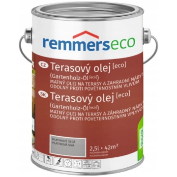 Eļļa koka terasēm REMMERS 2.5L, Platīna