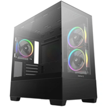 Deepcool Case | CG380 3F | Black | Micro ATX | Pow