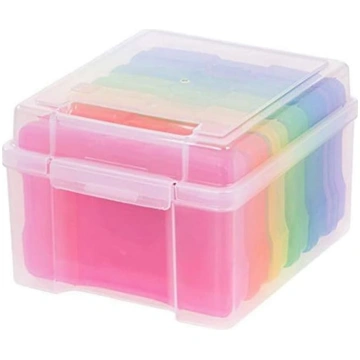 Plastmasas foto glabāšanas kaste ar izņemamām star