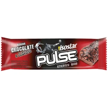 Isostar Pulse batoniņš Chocolate Guarana 23g
