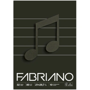 Quaderno Musica Fabriano, Formato A4