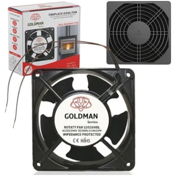 Aksiālais ventilators augstām temperatūrām ar aizs