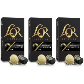 Nespresso® Kafijas kapsulas Ristretto L"OR, 3 x 10