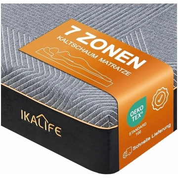 IKALIFE 7-Zone Mattress Cold Foam Mattress 90 x 20