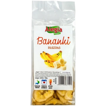 ALEGIA Žāvēti banāni - kārums grauzējiem un trušie