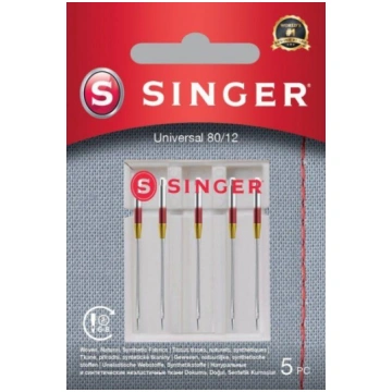 Singer Universal Needle 80/12 5PK for Woven Fabric
