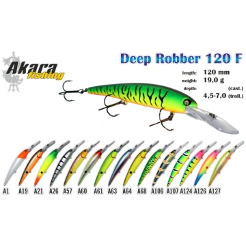 AKARA Deep Robber 120 F 19gr. 5.0-7.0m DEEP ROBBER