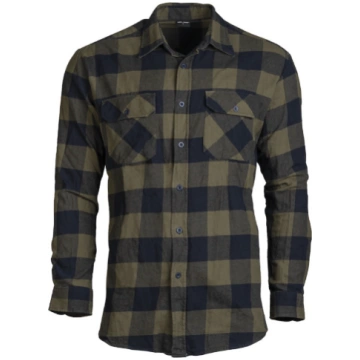 Krekls "LUMBERJACKET" melns/OD green