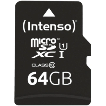 Intenso microSD Card UHS-I Professional 64GB memor