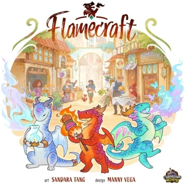 Galda spēle Cardboard Alchemy Flamecraft, EN
