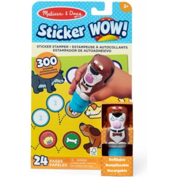 MELISSA & DOUG Uzlīmju grāmata MELISSA Sticker WOW