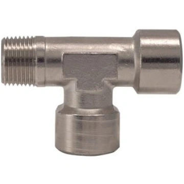 T-type connector F. Internal thread 1/2" x F. Inte