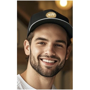 Papa Bear Golden Seal Sandwich Visor Baseball Cap