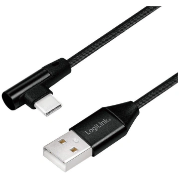 Vads Logilink USB-A To USB-C 90° Angled Cable USB,
