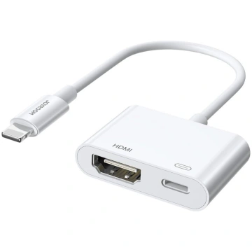 Adapteris iPhone Lightning uz HDMI FullHD + Lightn