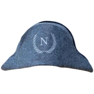 Pirts cepure - Napoleon, pelēka