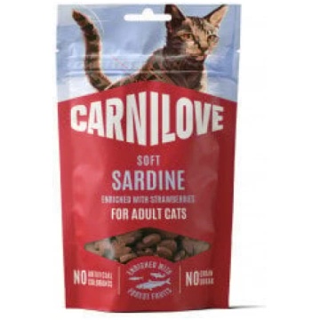 CARNILOVE mīksta uzkoda ar sardīnēm, bagātināta ar
