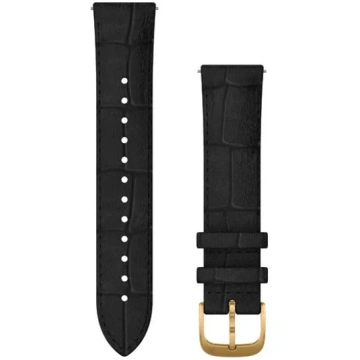 Quick Release Bands (20 mm), Black embossed italia
