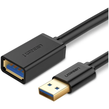 Kabel USB Ugreen USB-A - USB-A 2 m Czarny (10373) 