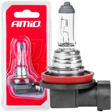 Halogen spuldze H11 12V 55W 1pc blister AMiO