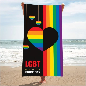 Varavīksnes Mīlestība LGBT Lepnums Pludmales dviel