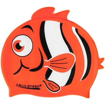 Bērnu peldcepure Aqua Speed NEMO, oranža Aqua-Spee