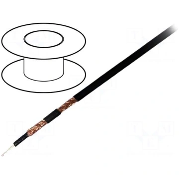 Wire: coaxial | RG178 | 1x30AWG | stranded | CCS |