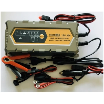POWERLINE 12V-10A Automatic Charger for Lead-Acid,