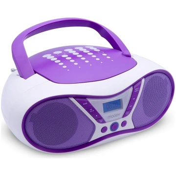 MOOOV 477404 Pārnēsājams CD atskaņotājs ar radio, 