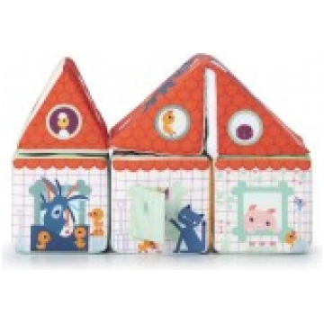 Cubi da impilare La Fattoria Lilliputiens 83455