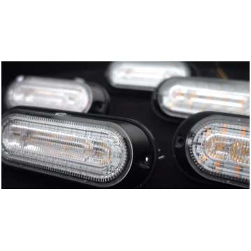 LED DRL + orandžs stroboskops (2 gab)