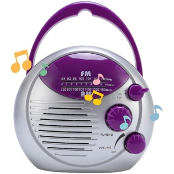 IPX4 ūdensnecaurlaidīgs dušas radio pārnēsājams AM