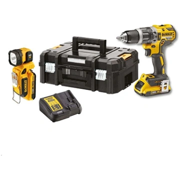 Urbjmašīna + lukturis DCD796D2F-QW DEWALT