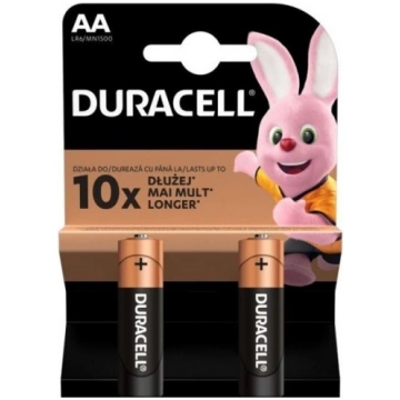 DUR AA/2 baterijas Alkaline 2gb.DURACELL 30150002