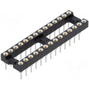 Socket: integrated circuits | Pitch: 2.54mm | open