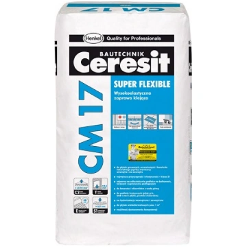 CERESIT CM17 Super Flexible ļoti elastīga flīžu lī