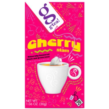 Melnā un zaļā tēja g"tea! Cherry Slam, 20 gab. g’t