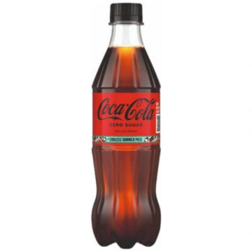B/a gāzēts dzēriens Coca - Cola Zero 0.5l PET